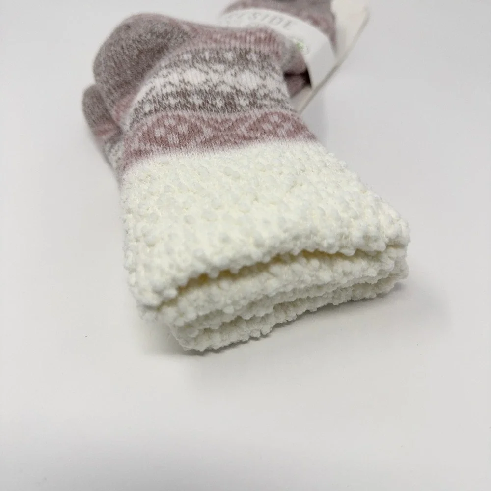 Fireside By Foot Zen, Cozy Lodge Socks Women's Size 5-10 Infused Aloe Vera Crew